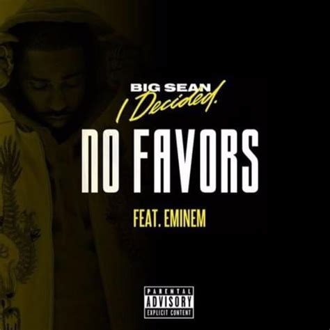 lyrics no favors|big sean no favors lyrics.